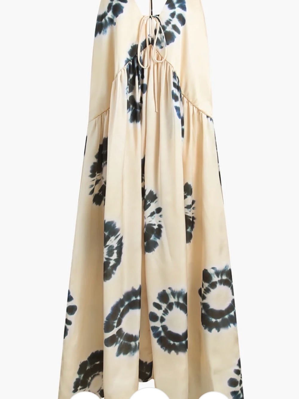 Commense Ink Ripple Leisure Long Dress